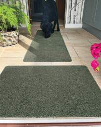 My Mat Washable Cotton Doormat Sage - My Mat - Size: 80X95 - thumbnail 3