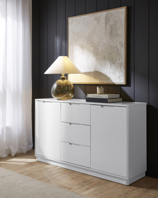 Ellia Large Sideboard White - JD Williams - image 1