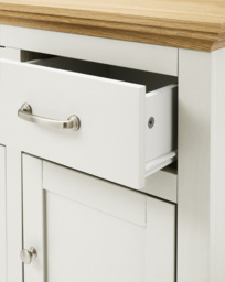 Julipa Ashford 3 Door 3 Drawer Sideboard Cream - Julipa - thumbnail 1