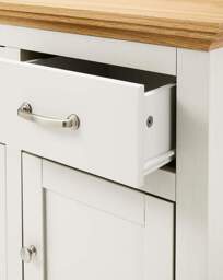 Julipa Ashford 3 Door 3 Drawer Sideboard Cream - Julipa - thumbnail 2