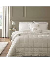 Catherine Lansfield Kingsley Bedspread Cream - Catherine Lansfield - Size: 220X220 - thumbnail 4