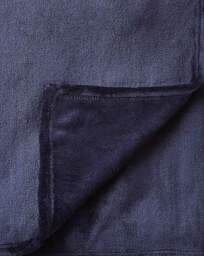 Plush Fleece Throw Navy - JD Williams - Size: 150X200 - thumbnail 2