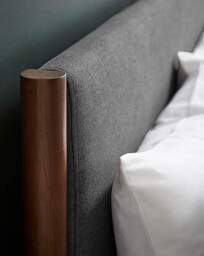 Tate Wooden Bedframe Brown - Gray & Osbourn - Size: DOUBLE - thumbnail 2