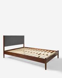 Tate Wooden Bedframe Brown - Gray & Osbourn - Size: DOUBLE - thumbnail 4