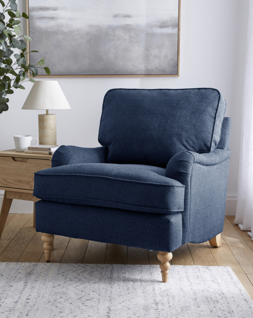 Wisteria Armchair Navy - JD Williams - image 1