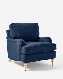 Wisteria Armchair Navy - JD Williams - thumbnail 3