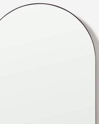 Black Slim Arched Leaner Mirror Black - JD Williams - thumbnail 2