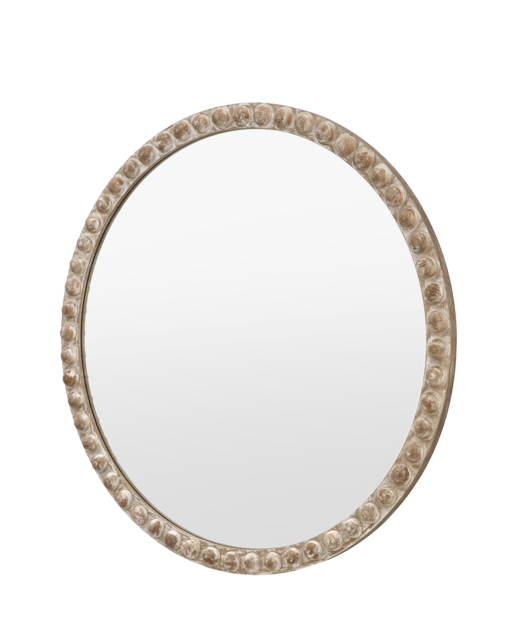 Gallery Millbrook Round Mirror Natural - Gallery Direct - image 1