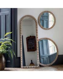 Gallery Millbrook Round Mirror Natural - Gallery Direct - thumbnail 3