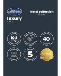 Silentnight Hotel 10.5 Tog Duvet White - Silentnight - Size: KING - thumbnail 5
