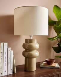 Large Ceramic Table Lamp Pebble - Gray & Osbourn - thumbnail 3