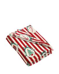 CL Christmas Vintage Stripe Throw Multi - Catherine Lansfield - Size: 130X170 - thumbnail 3