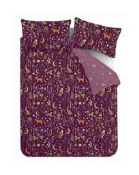 CL Enchanted Twilight Duvet Set Plum - Catherine Lansfield - Size: KING - thumbnail 5