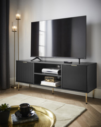 Fernley TV Unit Black - Joanna Hope - thumbnail 1