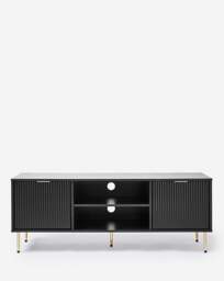Fernley TV Unit Black - Joanna Hope - thumbnail 2