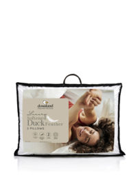 Downland Softened Duck Feather Pillows White - Downland - Size: EACH