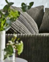Ferguson Jumbo Cord Corner Sofa Charcoal - thumbnail 2