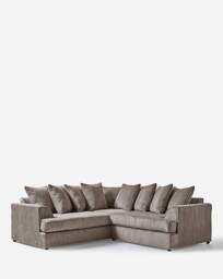 Ferguson Jumbo Cord Corner Sofa Charcoal - thumbnail 3
