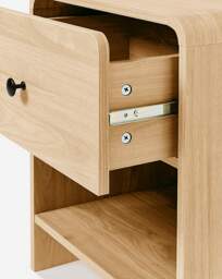 Mollie 1 Drawer Side Table OAK Effect - JD Williams - thumbnail 3