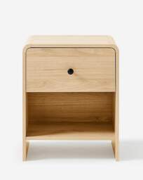 Mollie 1 Drawer Side Table OAK Effect - JD Williams - thumbnail 2