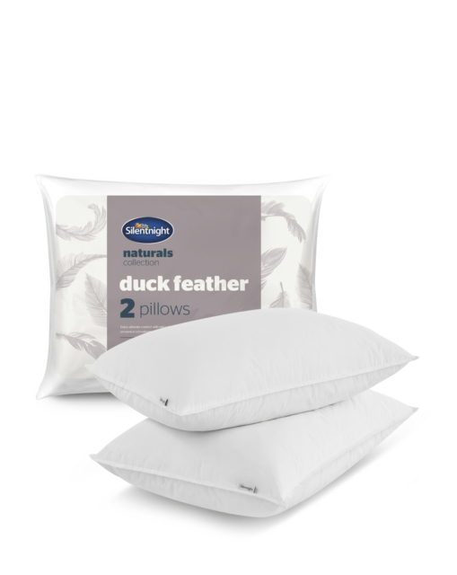 Silentnight Naturals 2 Pack Pillow White - Silentnight - image 1