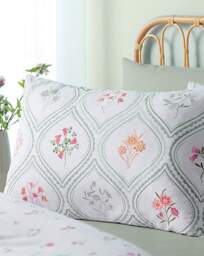 Catherine Lansfield Cameo Duvet Set Soft Green - Catherine Lansfield - Size: SINGLE - thumbnail 5