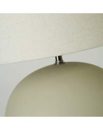 Flat Base Ceramic Table Lamp Sage - Searchlight - thumbnail 2