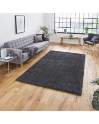 Think Rugs Sierra Plain Shaggy Rug Dark Grey - Think Rugs - Size: 200X290 - thumbnail 1