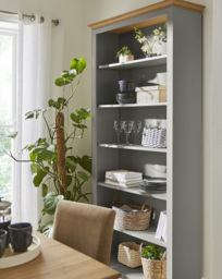 Julipa Ashford Large Bookcase Grey - Julipa - thumbnail 1