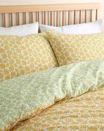 Fusion Daisy Floral Duvet Cover Set Yellow - Fusion - Size: S KING - thumbnail 2