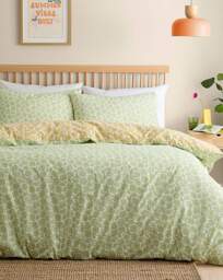 Fusion Daisy Floral Duvet Cover Set Yellow - Fusion - Size: S KING - thumbnail 4