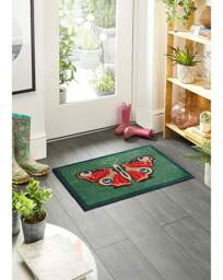 My Mat Butterfly Washable Doormat Green - My Mat - Size: 50X75 - thumbnail 3