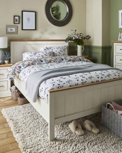 Julipa Ashford Bedframe Cream - Julipa - Size: DOUBLE - image 1