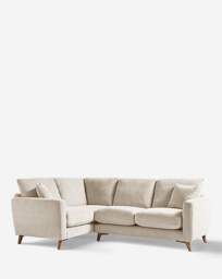 Beckett Chenille Left Hand Corner Sofa Cream - JD Williams - thumbnail 3