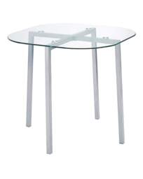 Reese Hideaway Spacesaving Dining Set White - At Home Collection - thumbnail 2