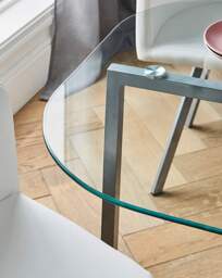 Reese Hideaway Spacesaving Dining Set White - At Home Collection - thumbnail 5