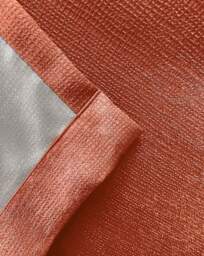 Matrix Pencil Pleat Thermal Curtain Orange - Enhanced Living - Size: 167 x 183cm - thumbnail 4