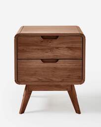Gray & Osbourn Oslo Bedside Table Walnut - Gray & Osbourn - thumbnail 3