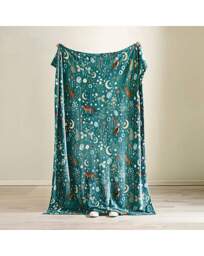 Catherine Lansfield Fleece Throw Green Forest Green - Catherine Lansfield - Size: 130X170 - thumbnail 3