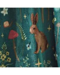 Catherine Lansfield Fleece Throw Green Forest Green - Catherine Lansfield - Size: 130X170 - thumbnail 2