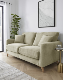 Beckett Chenille 3 Seater Sofa Green - JD Williams - thumbnail 1