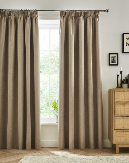 Dallas Blackout Thermal Curtains Natural - Enhanced Living - Size: 167 x 183cm - image 1