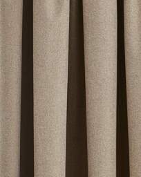 Dallas Blackout Thermal Curtains Natural - Enhanced Living - Size: 167 x 183cm - thumbnail 2