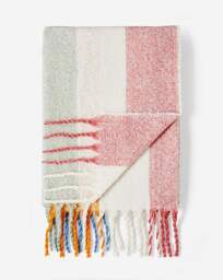 Striped Faux Mohair Throw Multi - JD Williams - Size: 120X150 - thumbnail 3