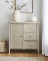 Darcy Bobbin Trim Small Sideboard Natural - Julipa - thumbnail 1