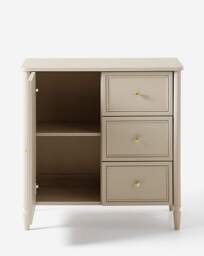 Darcy Bobbin Trim Small Sideboard Natural - Julipa - thumbnail 4