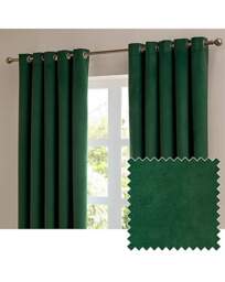 Furn. Ultimate Velvet Blackout Curtains Emerald - furn. - Size: 229 x 229cm - thumbnail 5