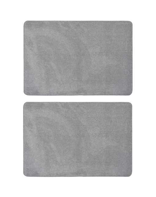 Relay Rug Twin Pack Grey - Homemaker - Size: 50X80 - image 1