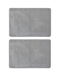 Relay Rug Twin Pack Grey - Homemaker - Size: 50X80 - thumbnail 1