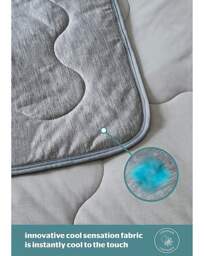 Silentnight Restore Cooling Blanket Grey Grey - Silentnight - Size: 152x178 - thumbnail 4